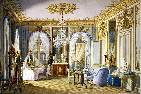 Dressing Room of the Empress Eugenie at Saint-Cloud from Fortune de Fournier