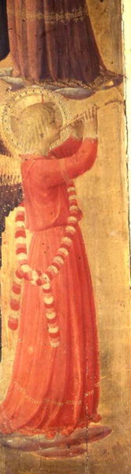 Angel Playing a Pipe, from the Linaiuoli Triptych from Fra Beato Angelico