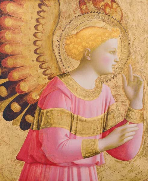 Annunciatory Angel, 1450-55 from Fra Beato Angelico