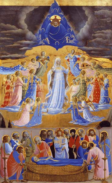 Death and Assumption of the Virgin from Fra Beato Angelico