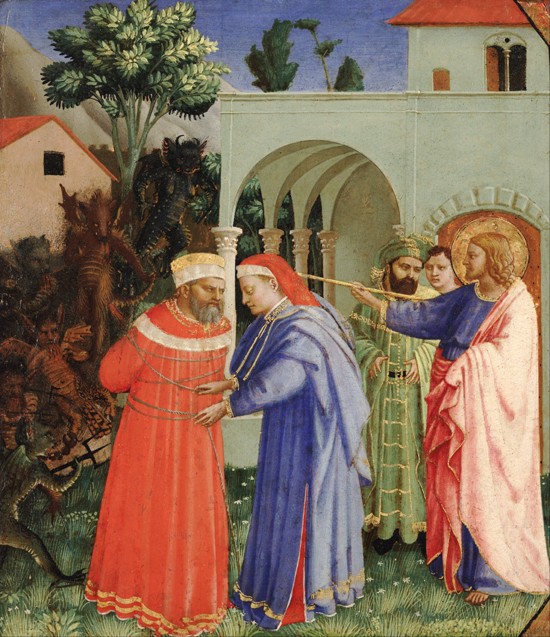 The Apostle Saint James the Greater Freeing the Magician Hermogenes from Fra Beato Angelico