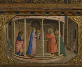 The Presentation in the Temple (The Annunciation retable with 5 Predella scenes)