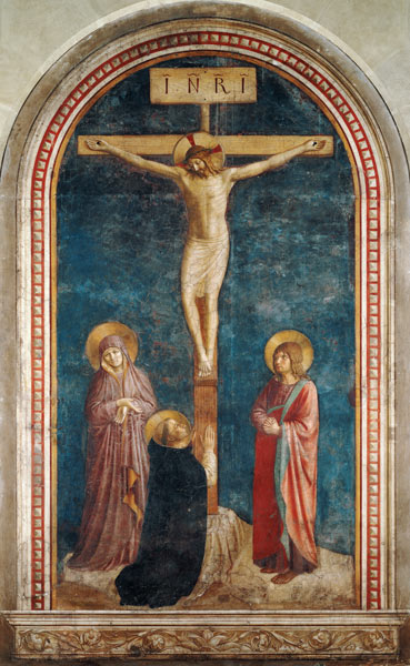 The Crucifixion with Saint Dominic from Fra Beato Angelico