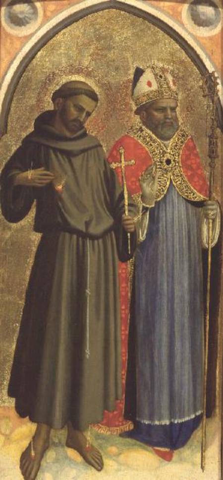 St. Francis and a Bishop Saint (panel) from Fra Beato Angelico