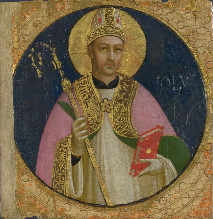 Saint Romulus (Panel from Fiesole San Domenico Altarpiece) from Fra Beato Angelico