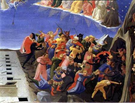 The Last Judgement, detail of the damned from Fra Beato Angelico