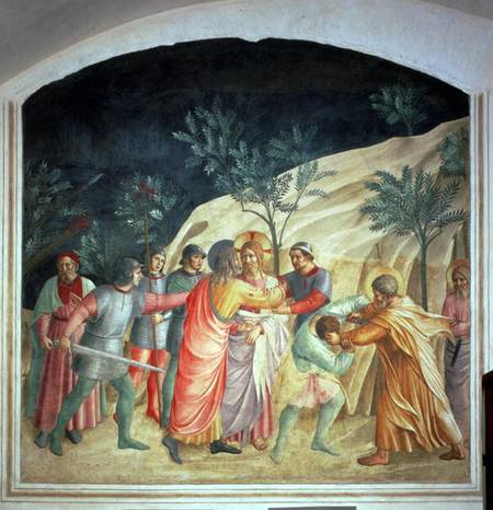 The Kiss of Judas from Fra Beato Angelico