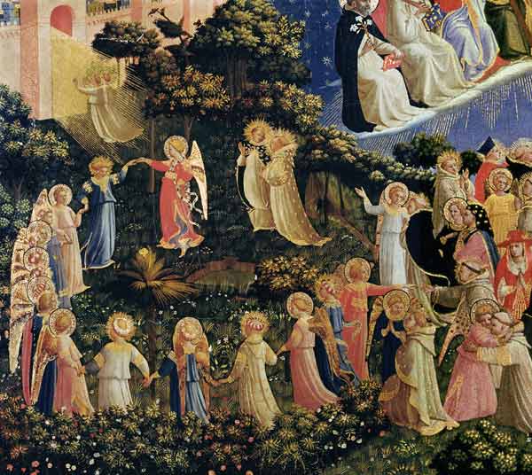 The Last Judgement (detail) from Fra Beato Angelico