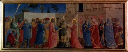The Marriage of the Virgin from Fra Beato Angelico