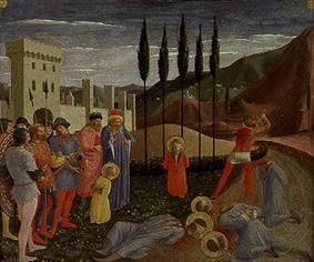 The martyrdom of the hll.Kosmas and Damian from Fra Beato Angelico