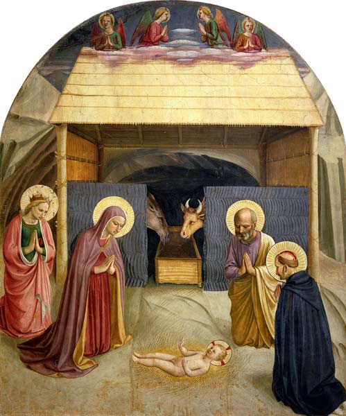 Nativity, with St. Catherine of Alexandria and St. Peter the Martyr from Fra Beato Angelico