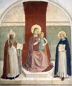 The Virgin and Child Enthroned with SS. Zenobius and Thomas