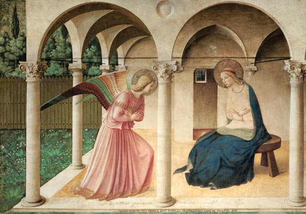 Proclamation to Mary from Fra Beato Angelico