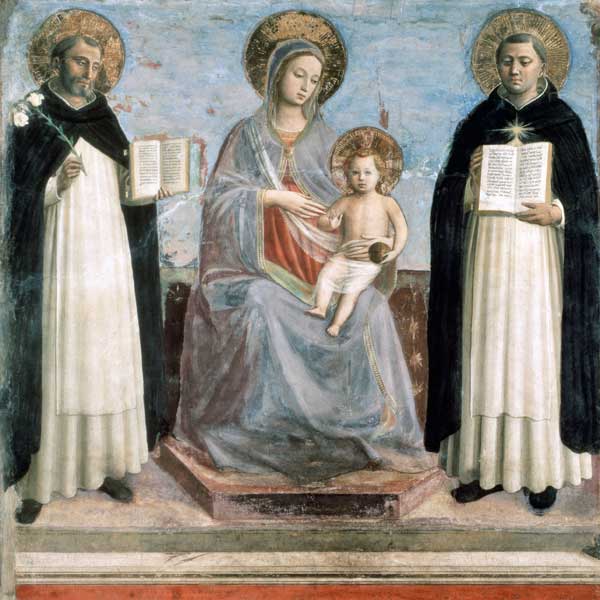 Virgin and Child with Saints Dominicus and Thomas Aquinas from Fra Beato Angelico