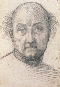 Head study of a man (probably self-portrait) from Fra Bartolomeo