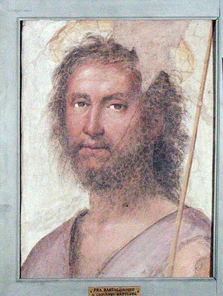 St. John the Baptist (fresco) from Fra Bartolommeo