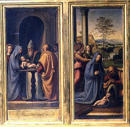 Presentation in the Temple and the Nativity from Fra Bartolommeo
