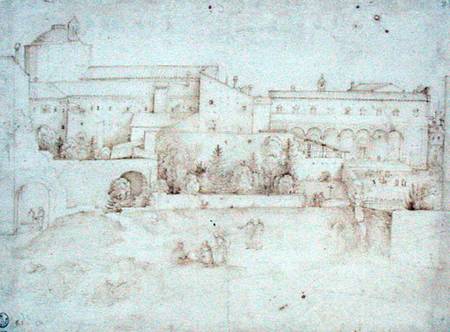 View of the Church and Convent of Santa Croce, Florence from Fra Bartolommeo