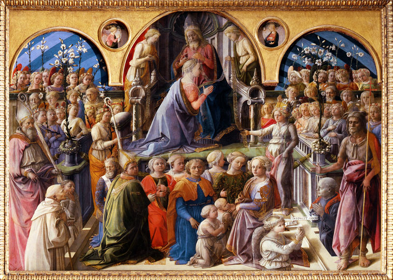 The Coronation of the Virgin from Fra Filippo Lippi
