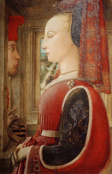 A Man and a Woman at a Casement from Fra Filippo Lippi