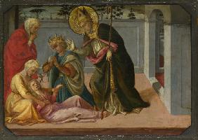 Saint Zeno exorcising the Daughter of Gallienus (from The Pistoia Santa Trinità Altarpiece)