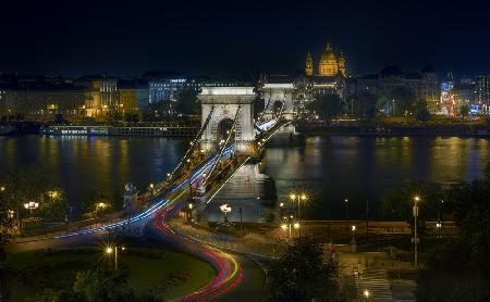 Chain Bridge. Budapest.