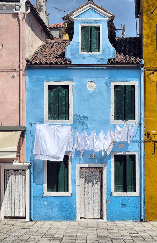 Clothes hanging in Burano, island of Venice from Francesca Ferrari
