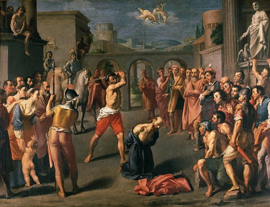 The Martyrdom of St.Paul from Franceschino Carracci