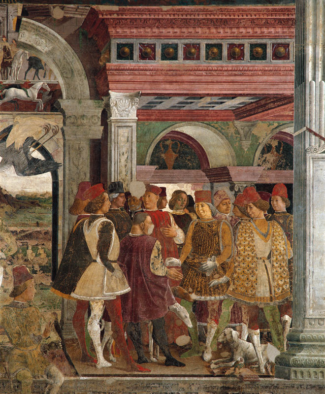 The Triumph of Venus: April from the Room of the Months from Francesco del Cossa