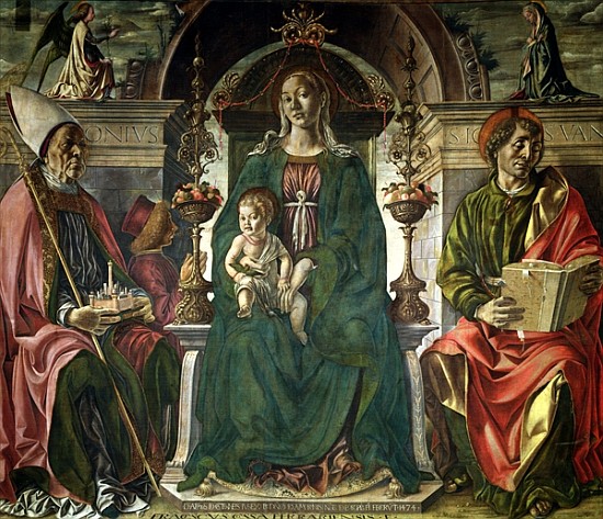 The Virgin and Saints from Francesco del Cossa