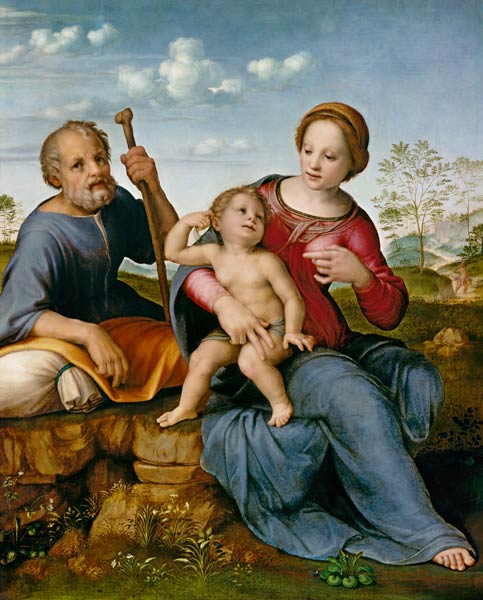 The Holy Family from Francesco di Cristofano