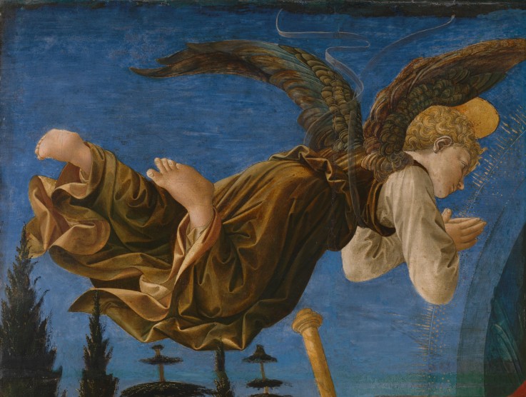 Angel (Panel of the Pistoia Santa Trinità Altarpiece) from Francesco di Stefano Pesellino