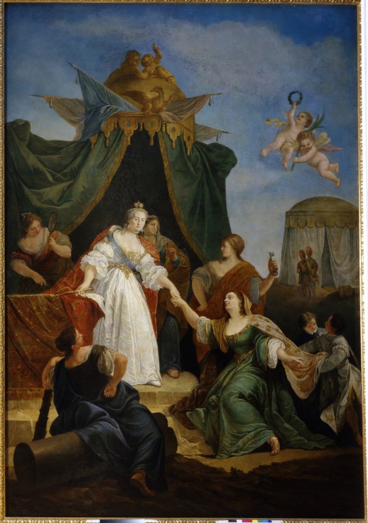 The Accession to the throne of Catherine II from Francesco Fontebasso