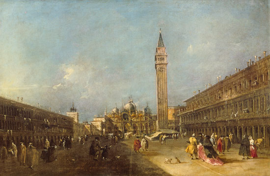 Piazza San Marco. from Francesco Guardi