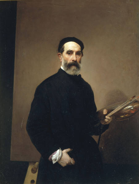 Francesco Hayez / Self-Portr./ 1862 from Francesco Hayez