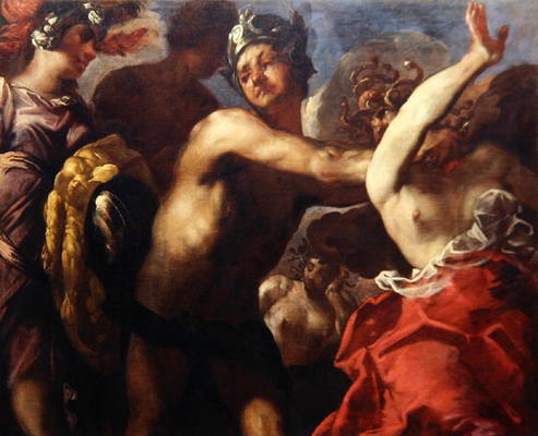 Perseus Beheading Medusa, 1660 (oil on canvas) from Francesco Maffei