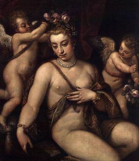 Venus and Cherubs from Francesco Montemezzano