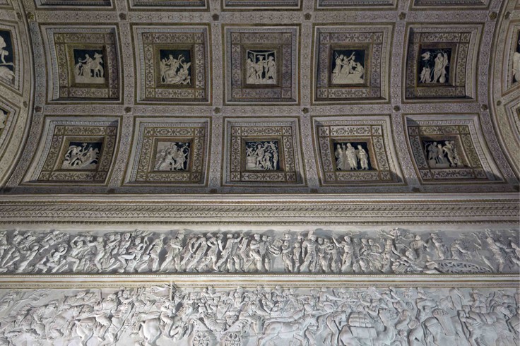 The Room of the Stuccoes (Camera degli Stucchi) of the Palazzo del Tè from Francesco Primaticcio