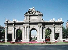 View of the Alcala Gate from the east