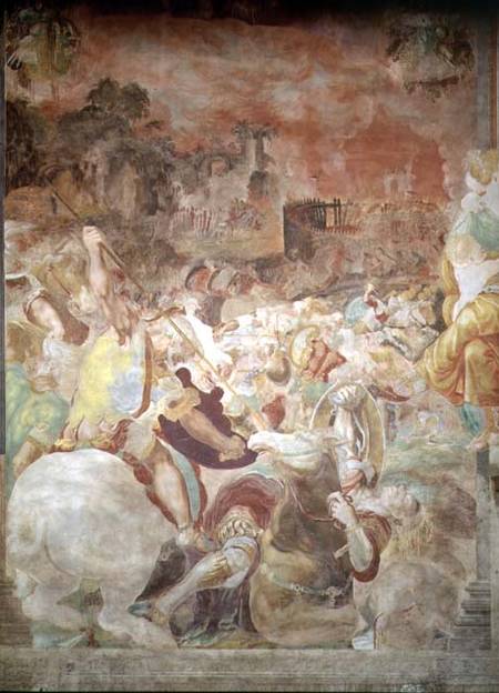 The Rout of the Volsci, from the Sala dell'Udienza from Francesco Salviati
