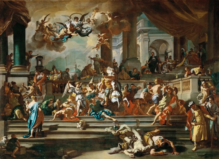 The Expulsion of Heliodorus from the Temple from Francesco Solimena