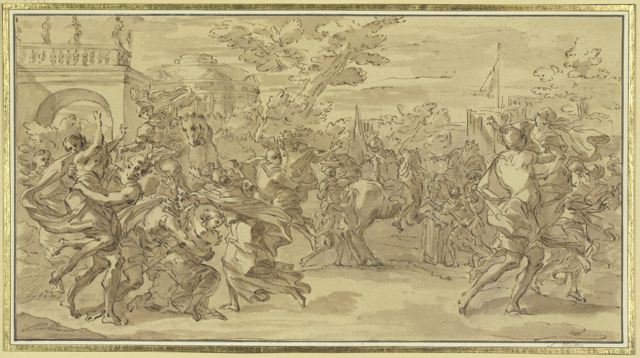 Abduction of the Sabine women from Francesco Solimena