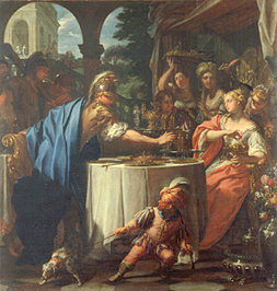 Das Festmahl von Antonius und Kleopatra. from Francesco Trevisani