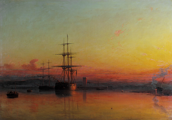 Dead Calm - Sunset at the Bight of Exmouth from Francis Danby