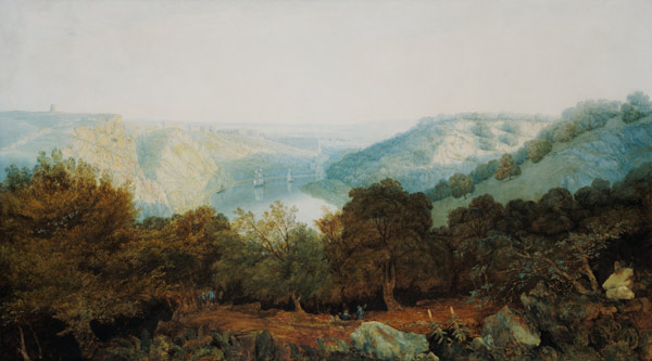 The Avon Gorge with Clifton and the Hotwells, Bristol  on from Francis Danby