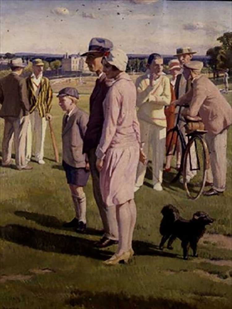 The Cricket Match from Francis Dodd