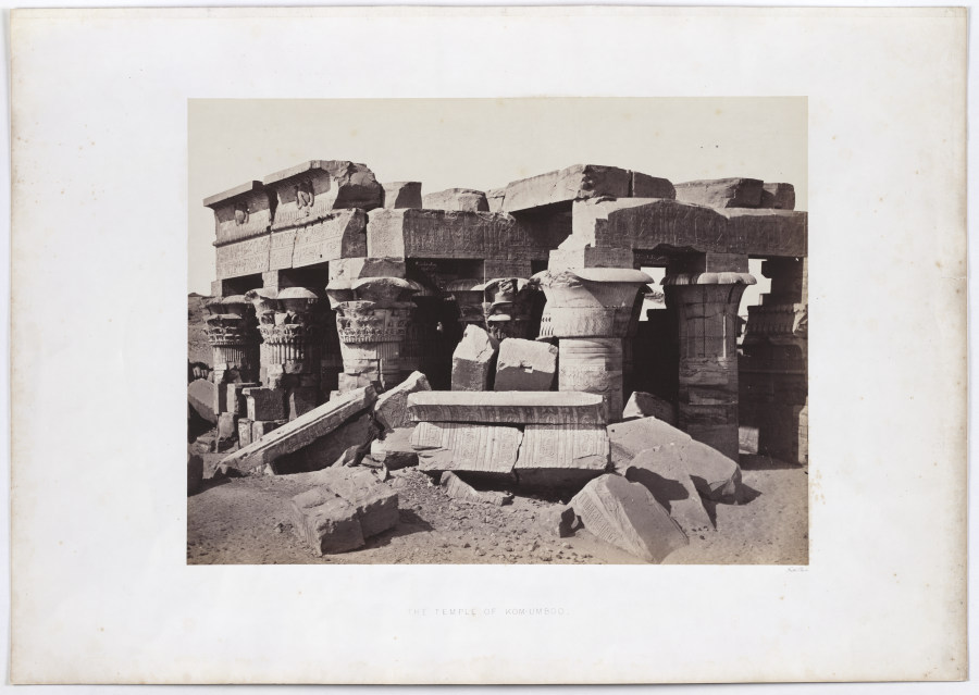 Temple of Kom Ombo in Upper Egypt from Francis Frith