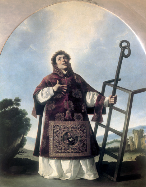 F.de Zurbaran / St.Lawrence from Francisco de Zurbarán (y Salazar)