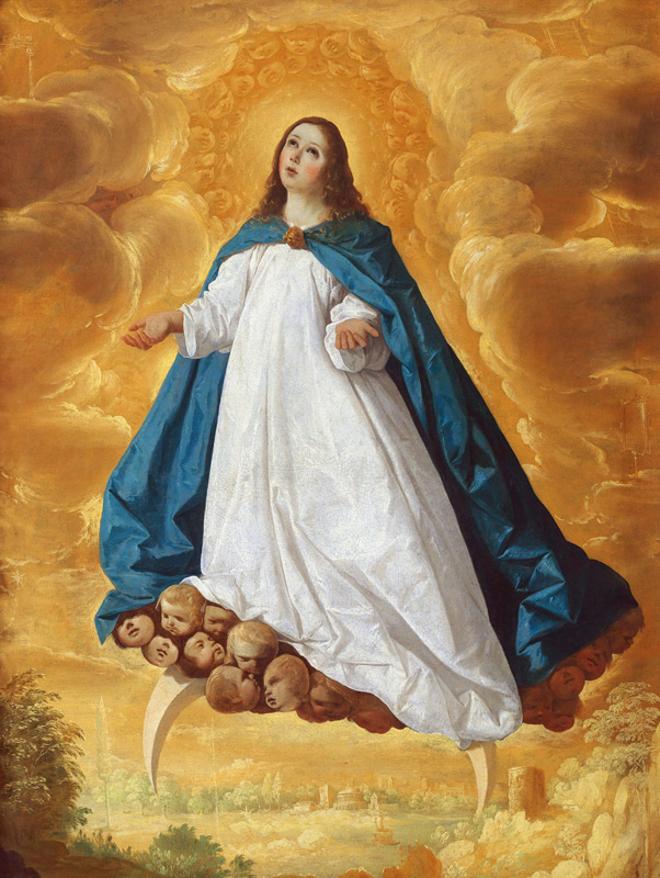 The Immaculate Conception from Francisco de Zurbarán (y Salazar)