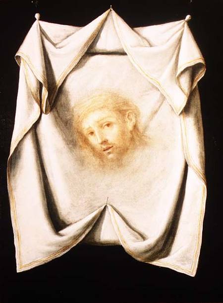 Face of a saint from Francisco de Zurbarán (y Salazar)